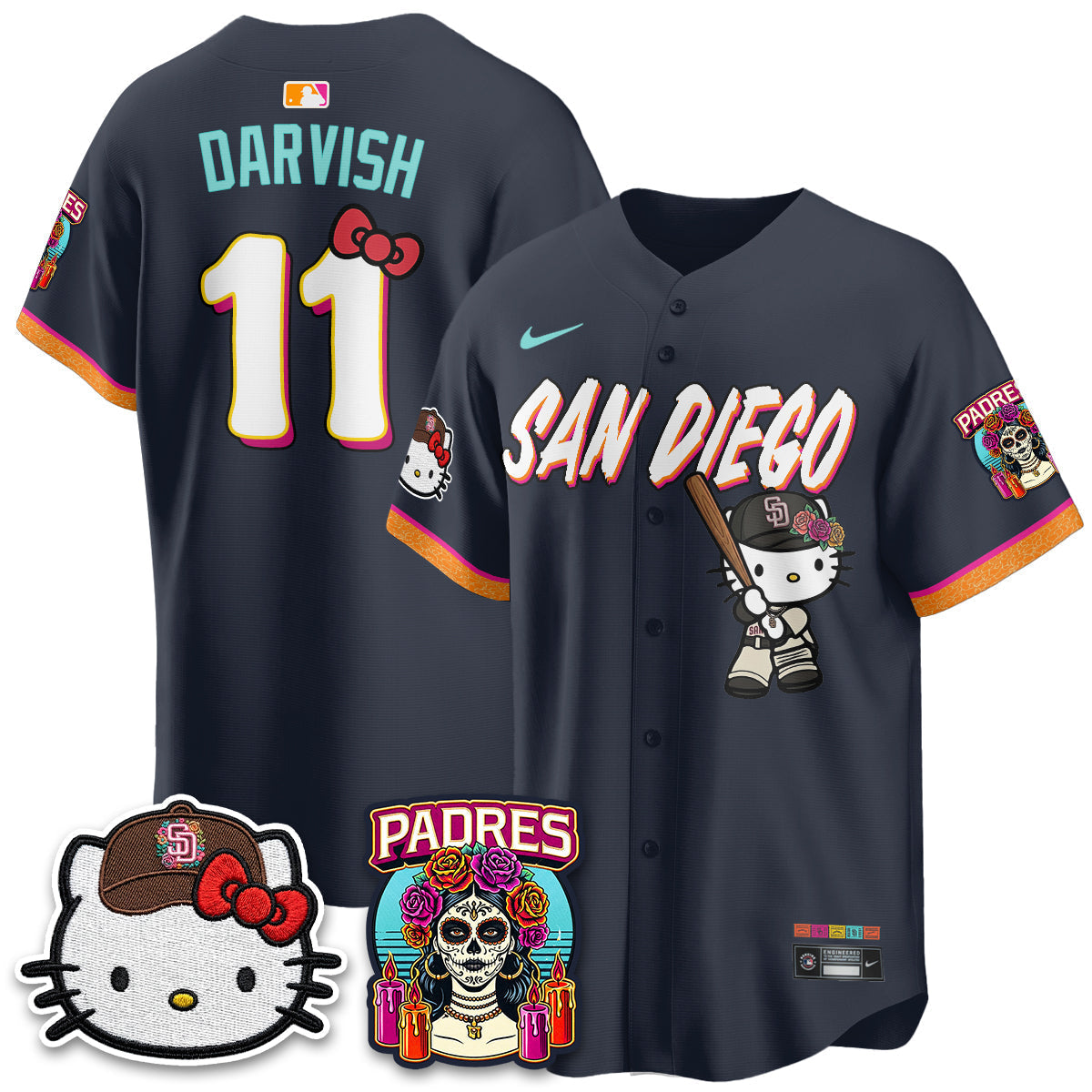 SD 2026 City Connect x Meow KT Vapor Limited Jersey - Stitched