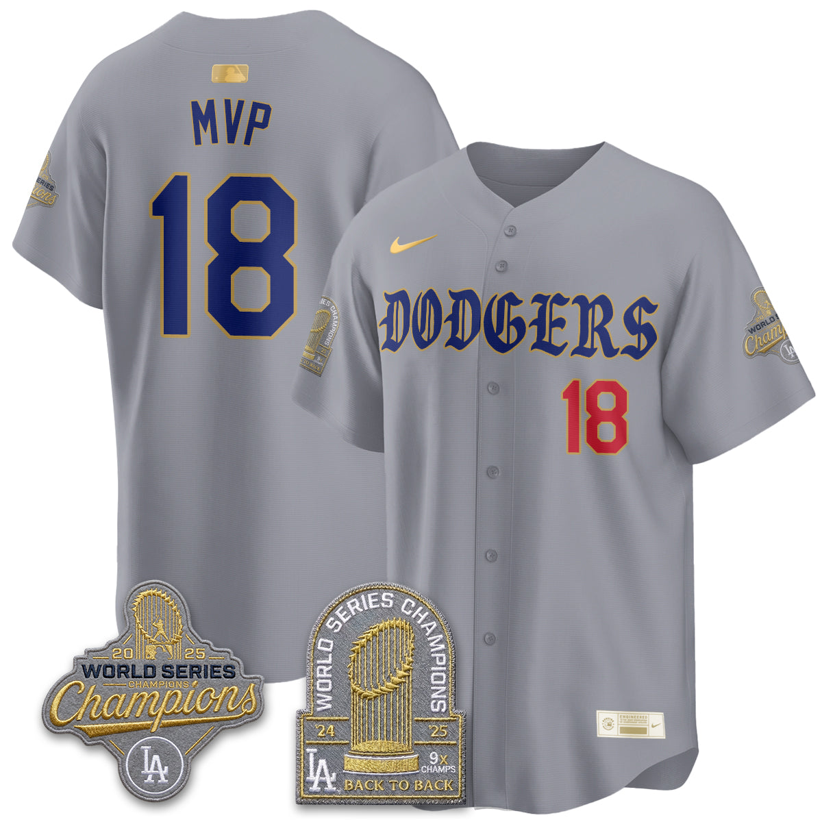 LAD Vapor Limited Jersey - Back to Back 9x Champs - All Stitched