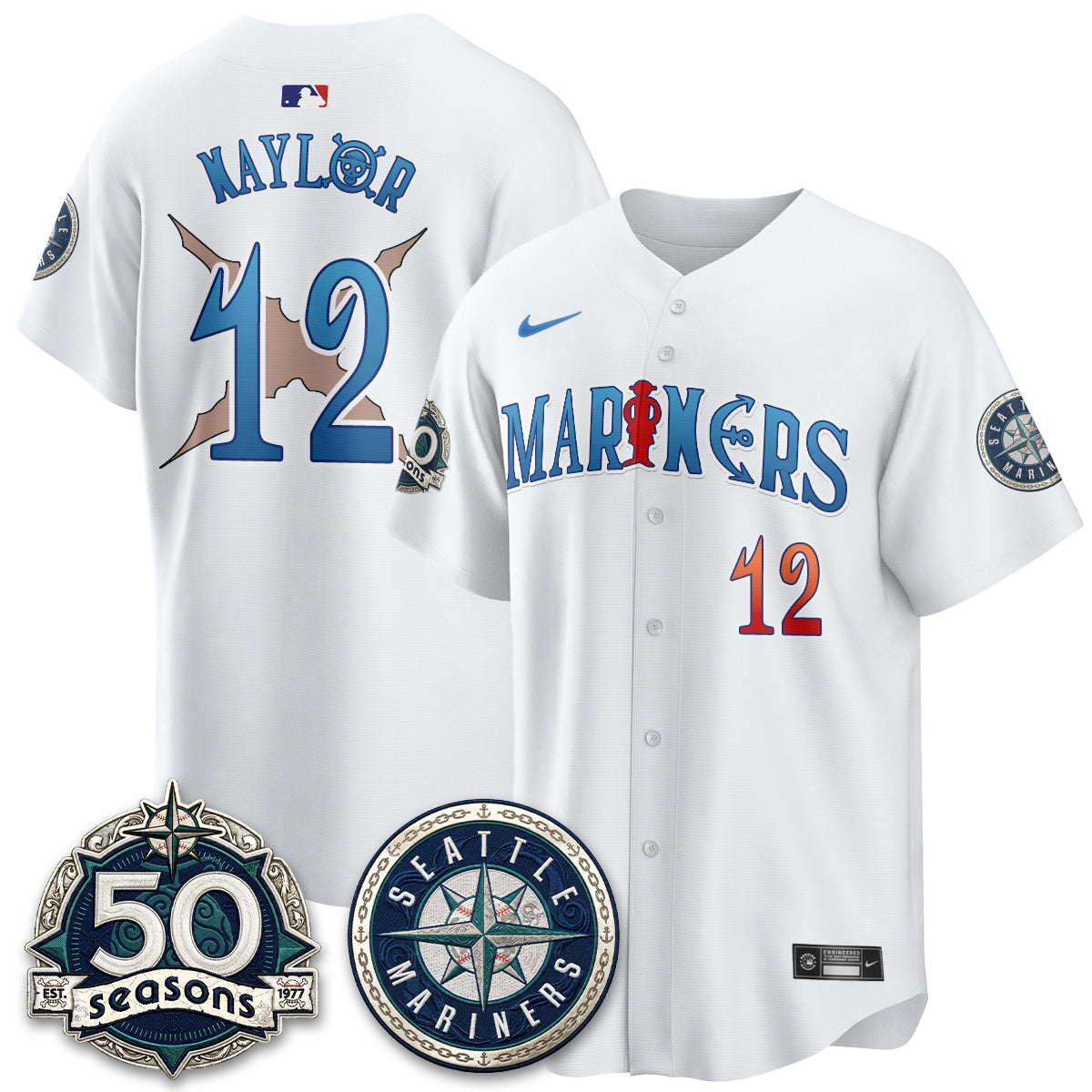 SEA x Japanese Cartoon Vapor Limited Jersey - Stitched