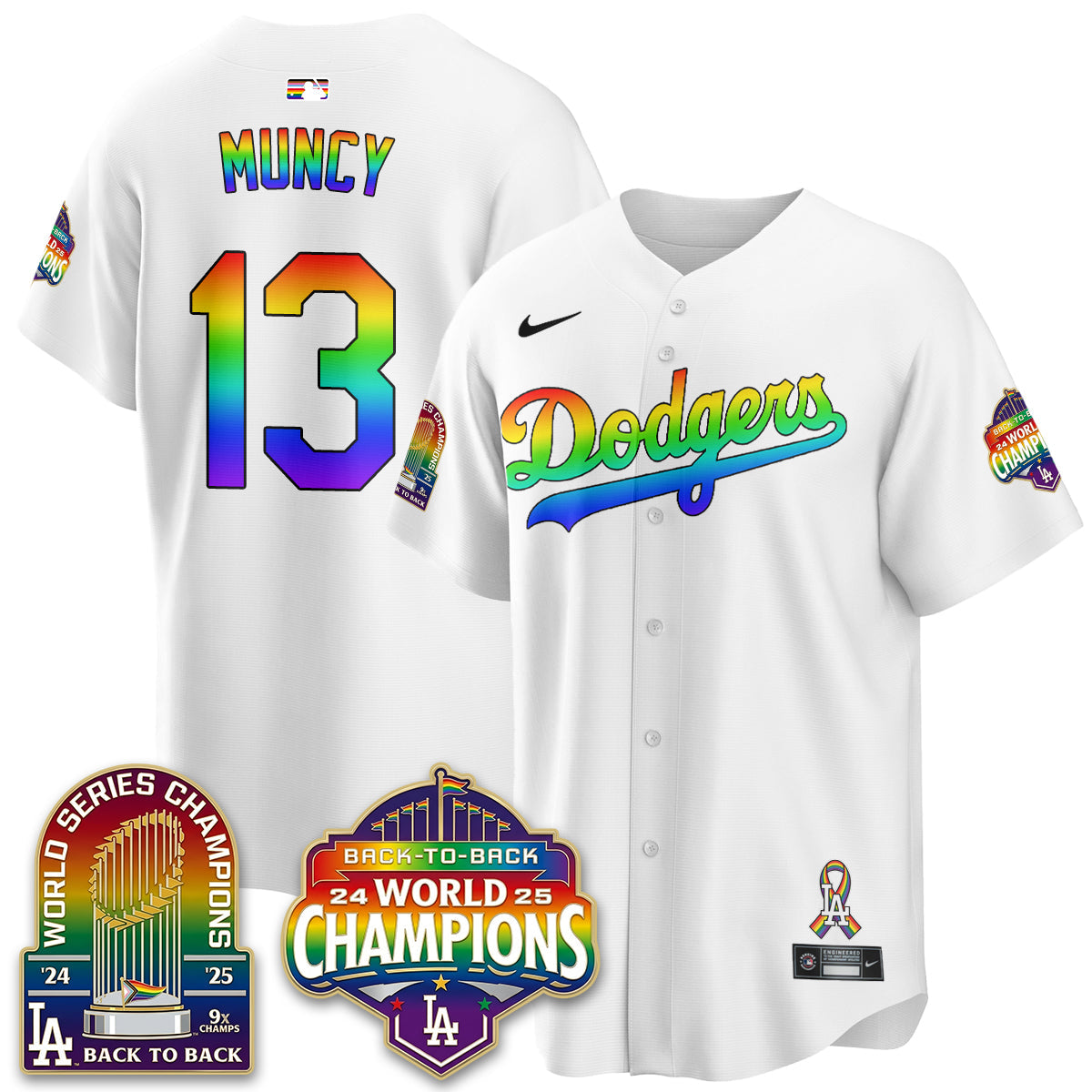 LAD Happy Pride Month Vapor Jersey - Stitched