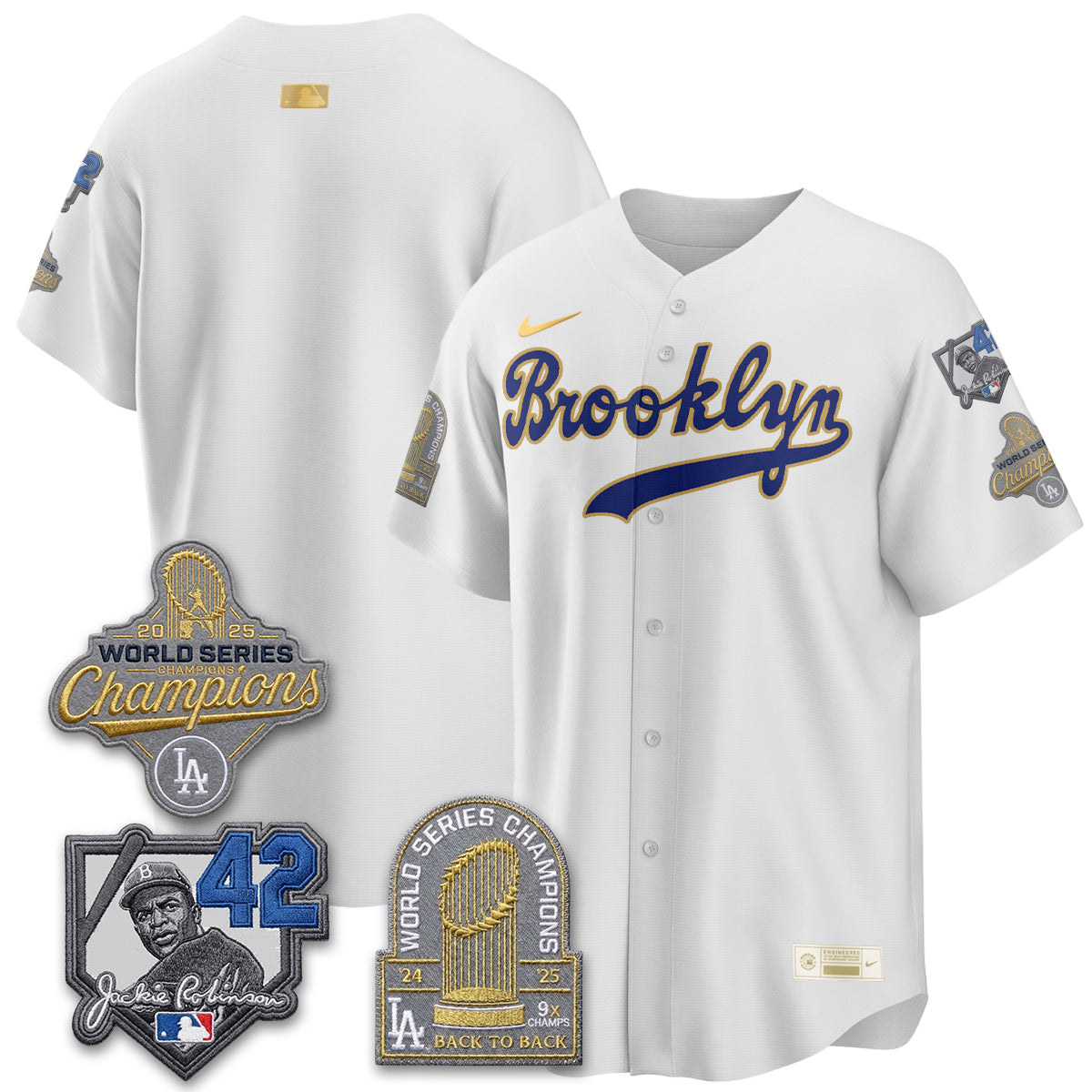 LAD 2026 Brooklyn Jackie Robinson Limited Jersey - All Stitched