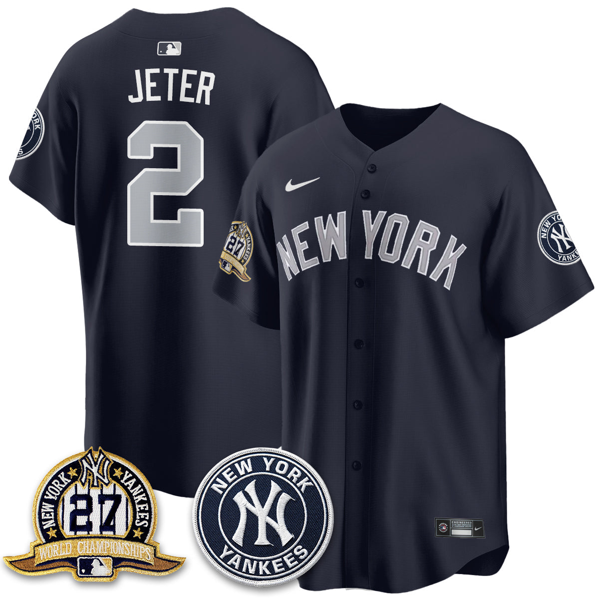 NYY Alternate Jersey - All Stitched
