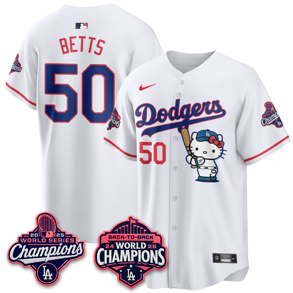 LAD x Meow KT Night 2026 Pink Edition Jersey - Stitched