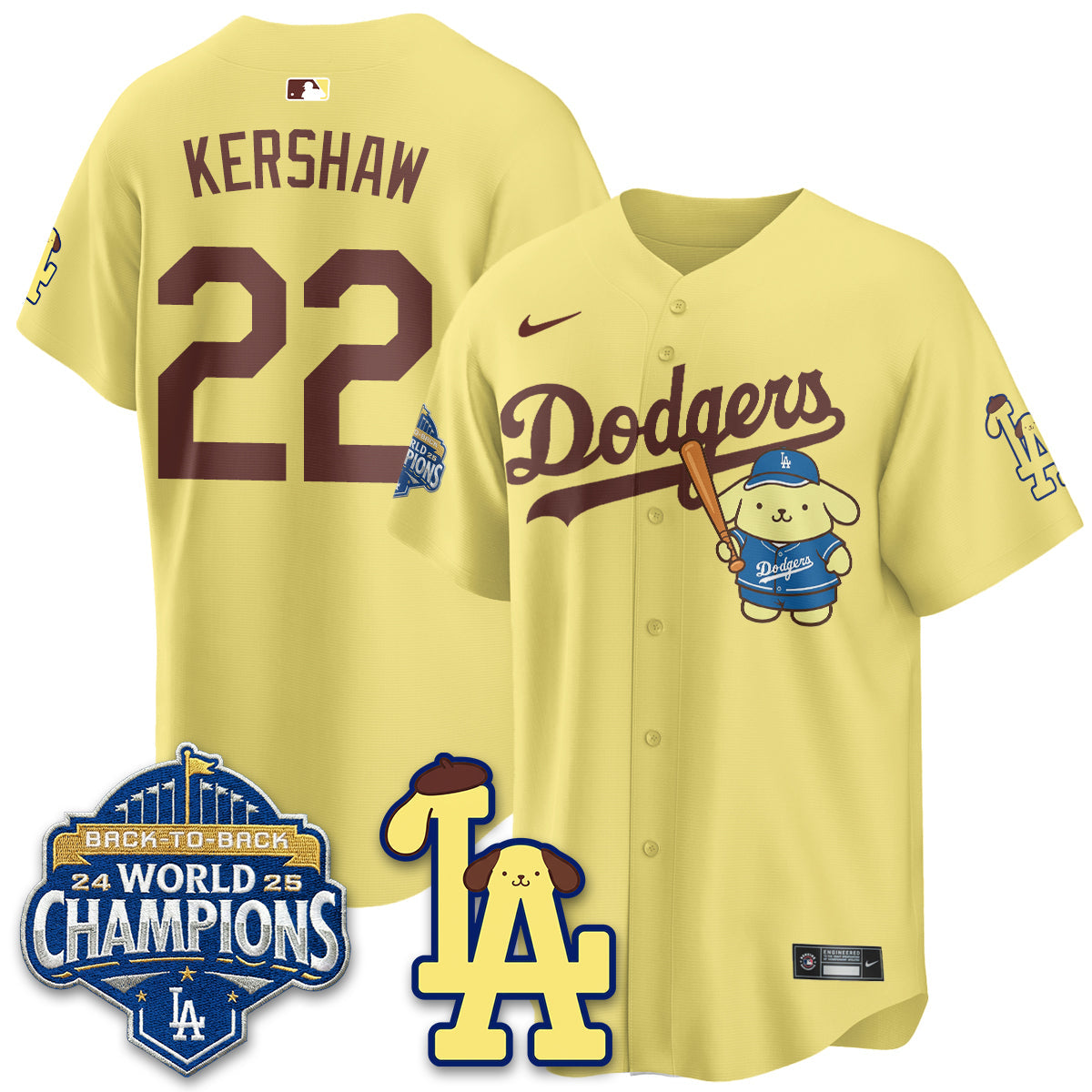 LAD Pompompurin Edition Vapor Jersey - Stitched