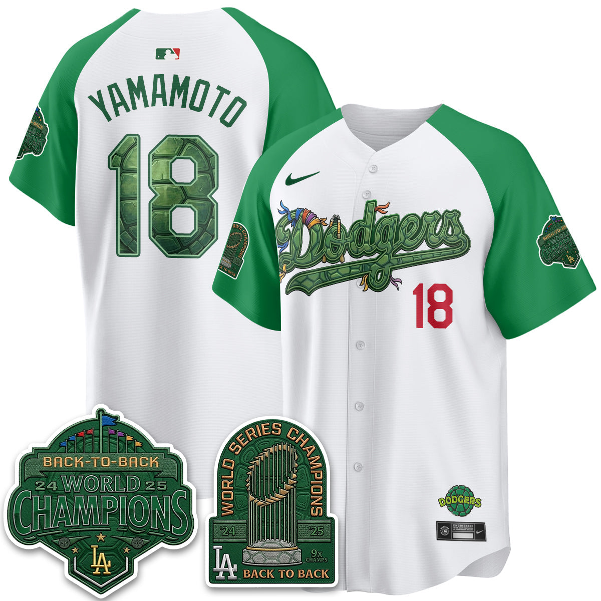 LAD x TMNT 2026 Vapor Jersey - Stitched
