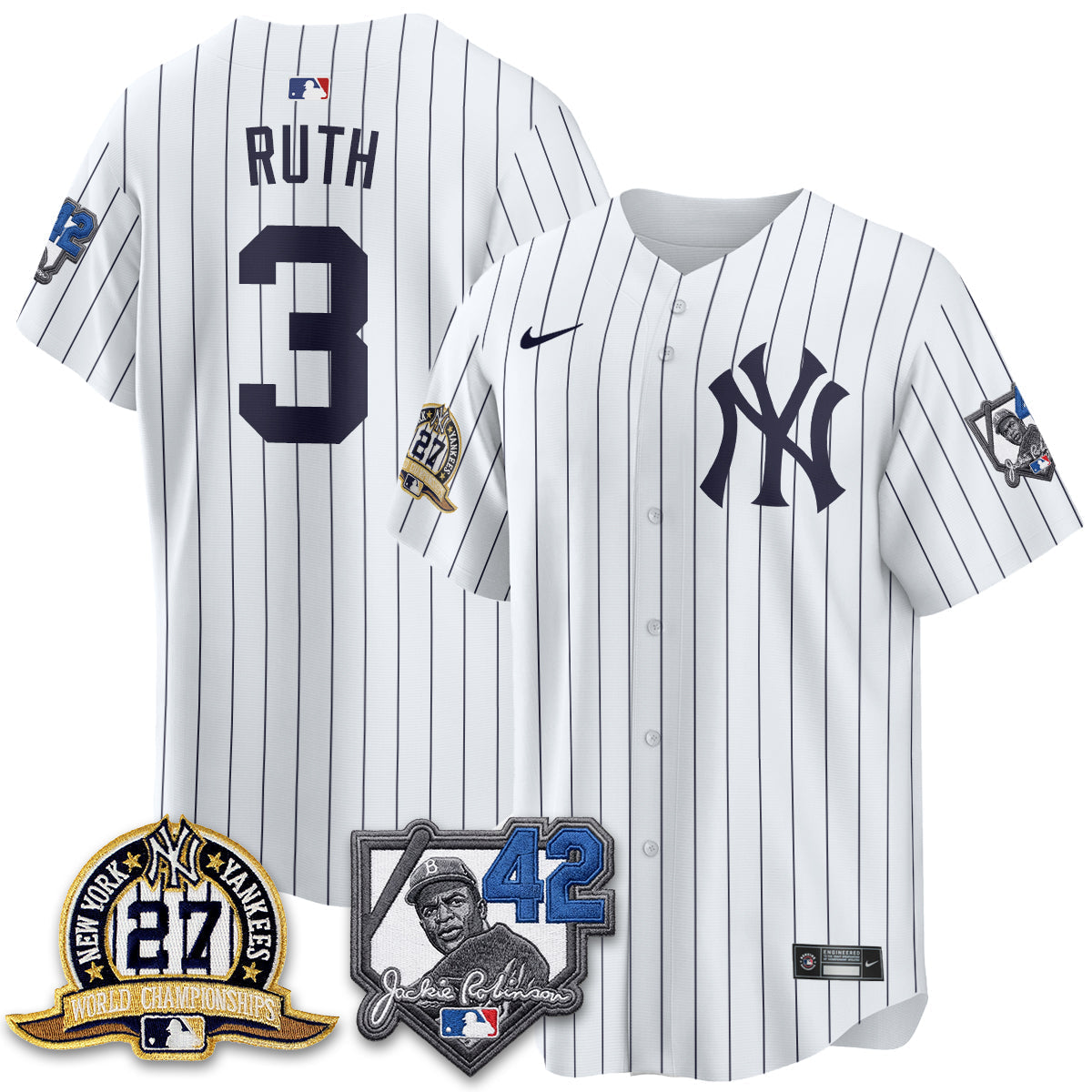 NYY 2026 Jackie Robinson Day Vapor Limited Jersey - Stitched