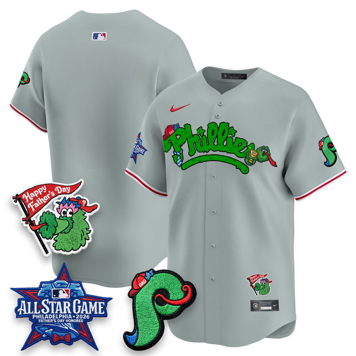 PHI Happy Father's Day Vapor Jersey - Stitched