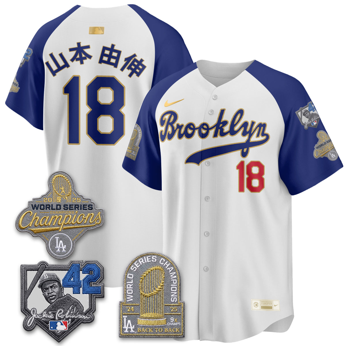 LAD 2026 Brooklyn Jackie Robinson Limited Jersey - All Stitched