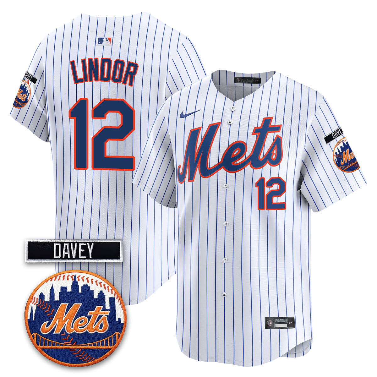 NYM 2026 Davey Johnson Memorial Vapor Limited Jersey - All Stitched