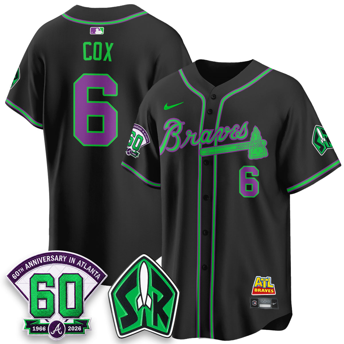 ATL 60th Anniversary Space Ranger Edition Vapor Limited Jersey - All Stitched