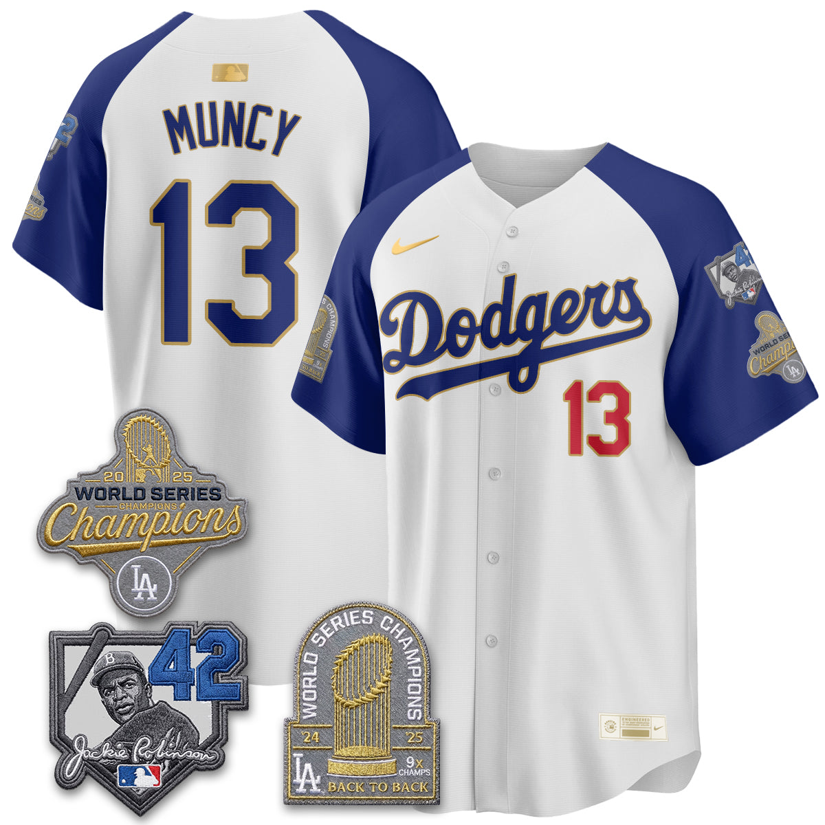 LAD 2026 Jackie Robinson New Era Vapor Limited Jersey - All Stitched