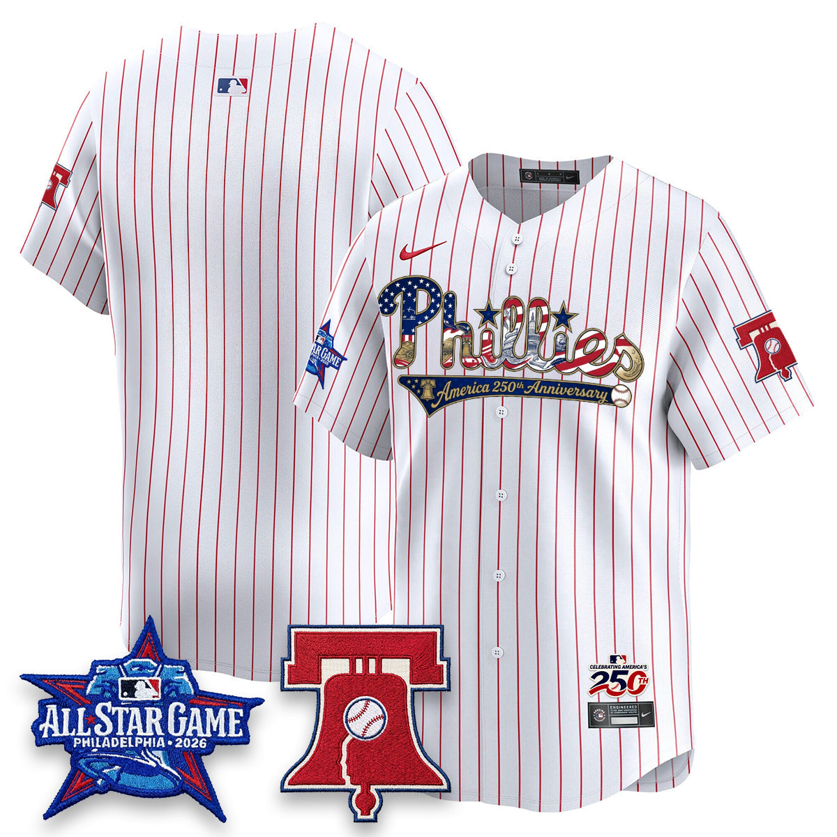 PHI 2026 Independence Day USA Vapor Limited Jersey - Stitched