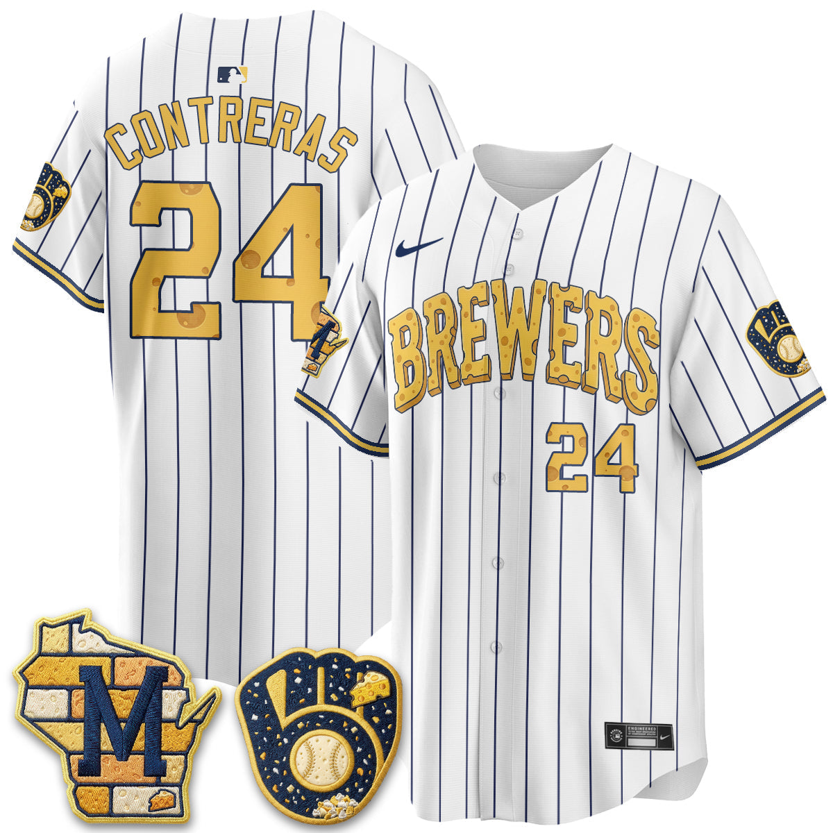 MIL Cheesehead Edition Vapor Limited Jersey - Stitched