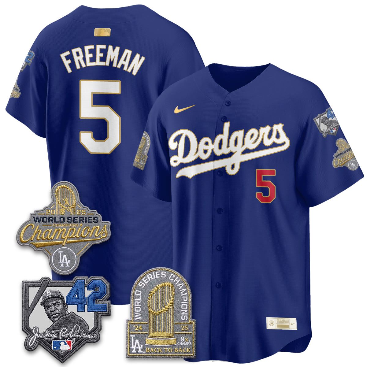 LAD 2026 Jackie Robinson New Era Vapor Limited Jersey - All Stitched