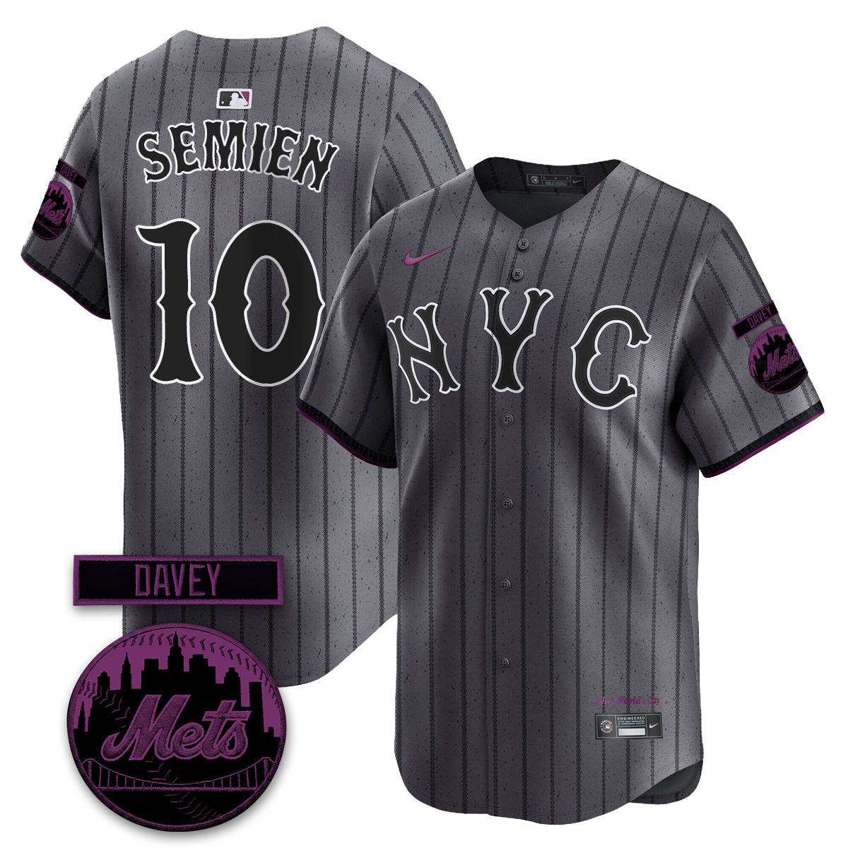 NYM 2026 Davey Johnson Memorial Vapor Limited Jersey - Stitched