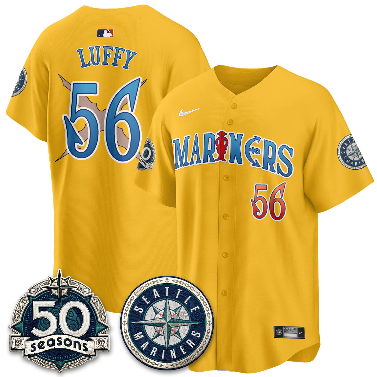 SEA x Japanese Cartoon Vapor Limited Jersey - Stitched