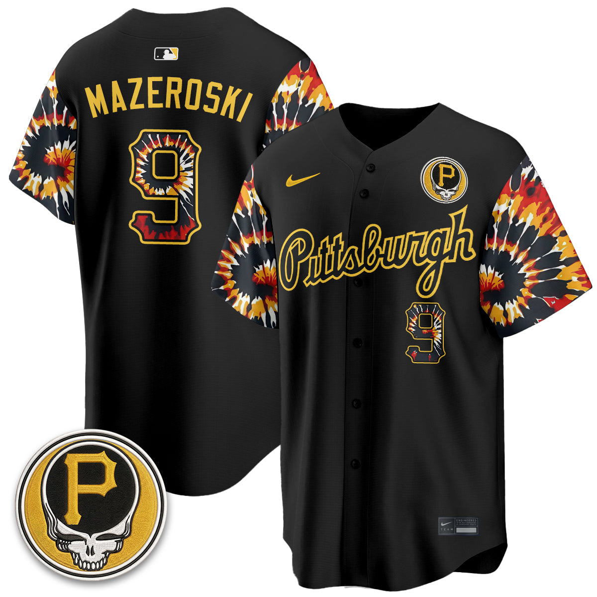 PIT x Grateful Dead Vapor Limited Jersey - Stitched