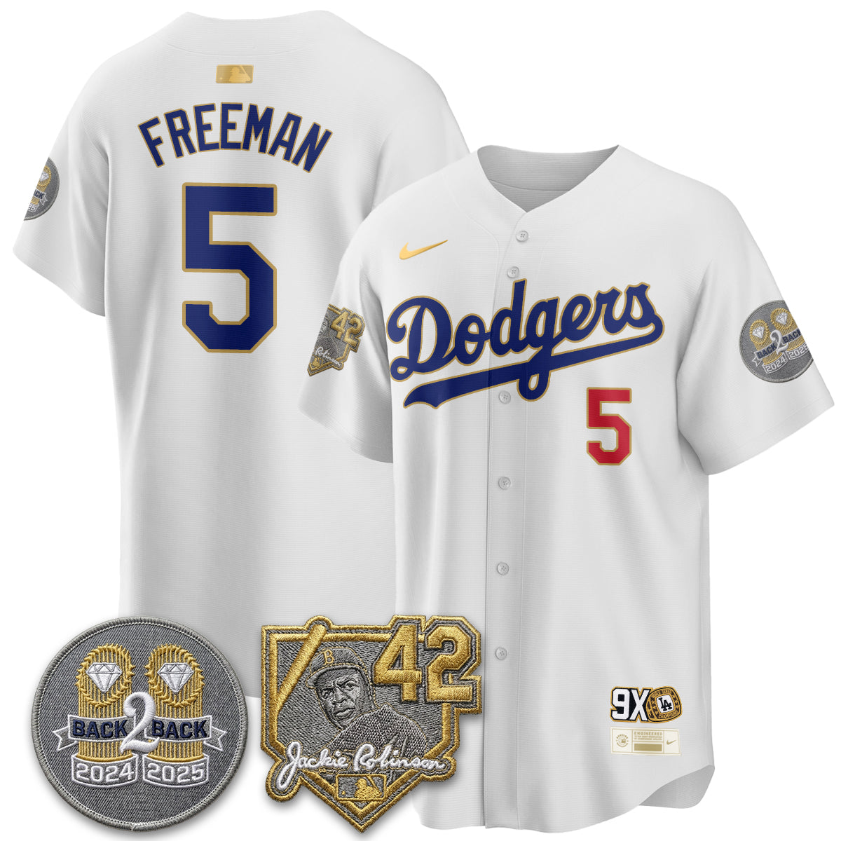 LAD -  2026 Jackie Robinson Day Vapor Limited Jersey - All Stitched