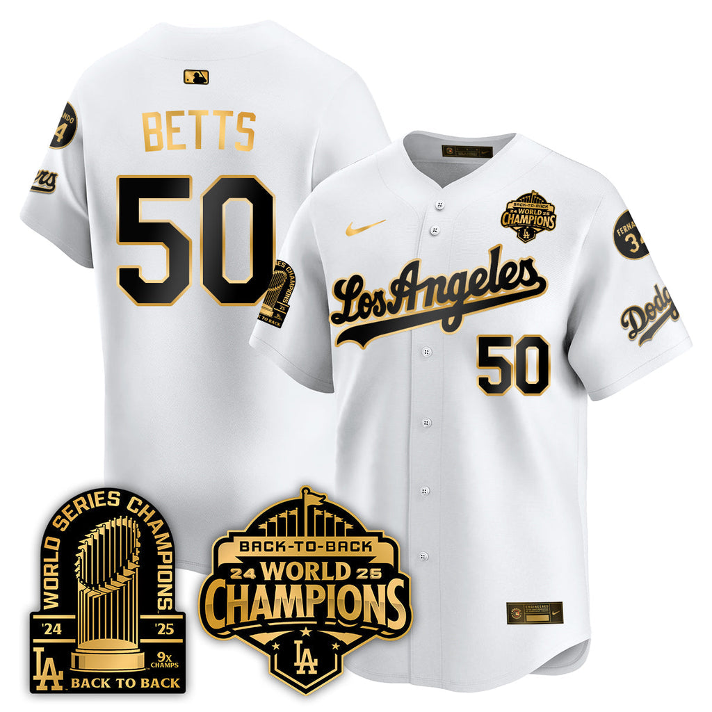 LAD Alternate  Vapor Limited Jersey - 9x Champs - Stitched