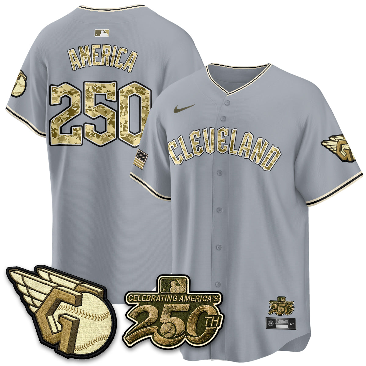 CLE Salute to Service 2026 Vapor Limited Jersey - Stitched