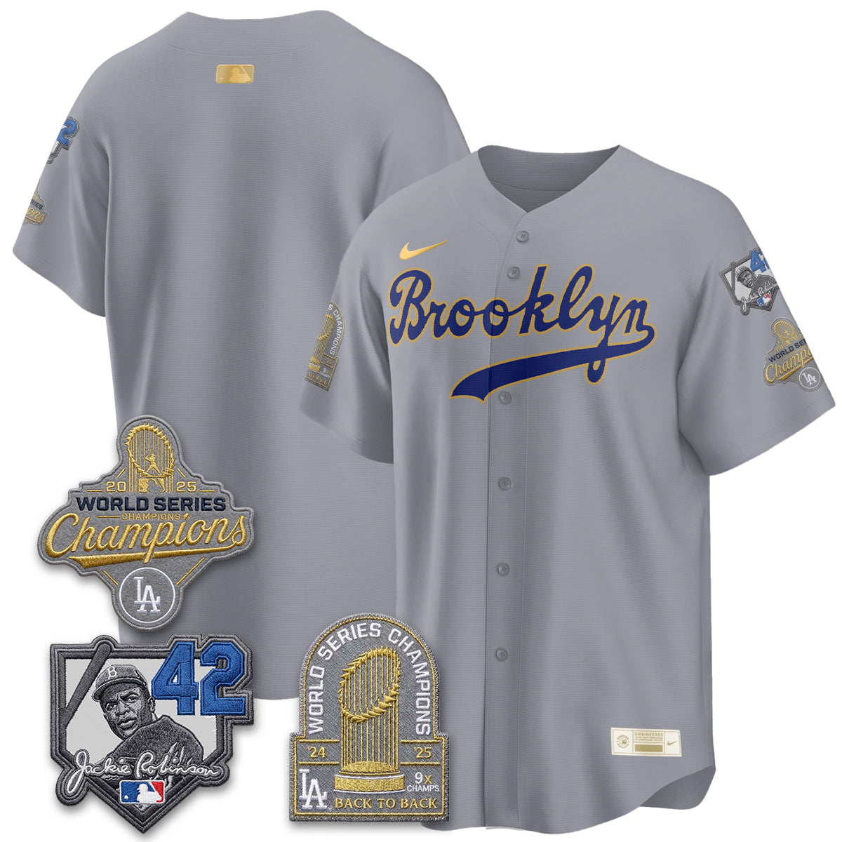 LAD 2026 Brooklyn Jackie Robinson Limited Jersey - All Stitched