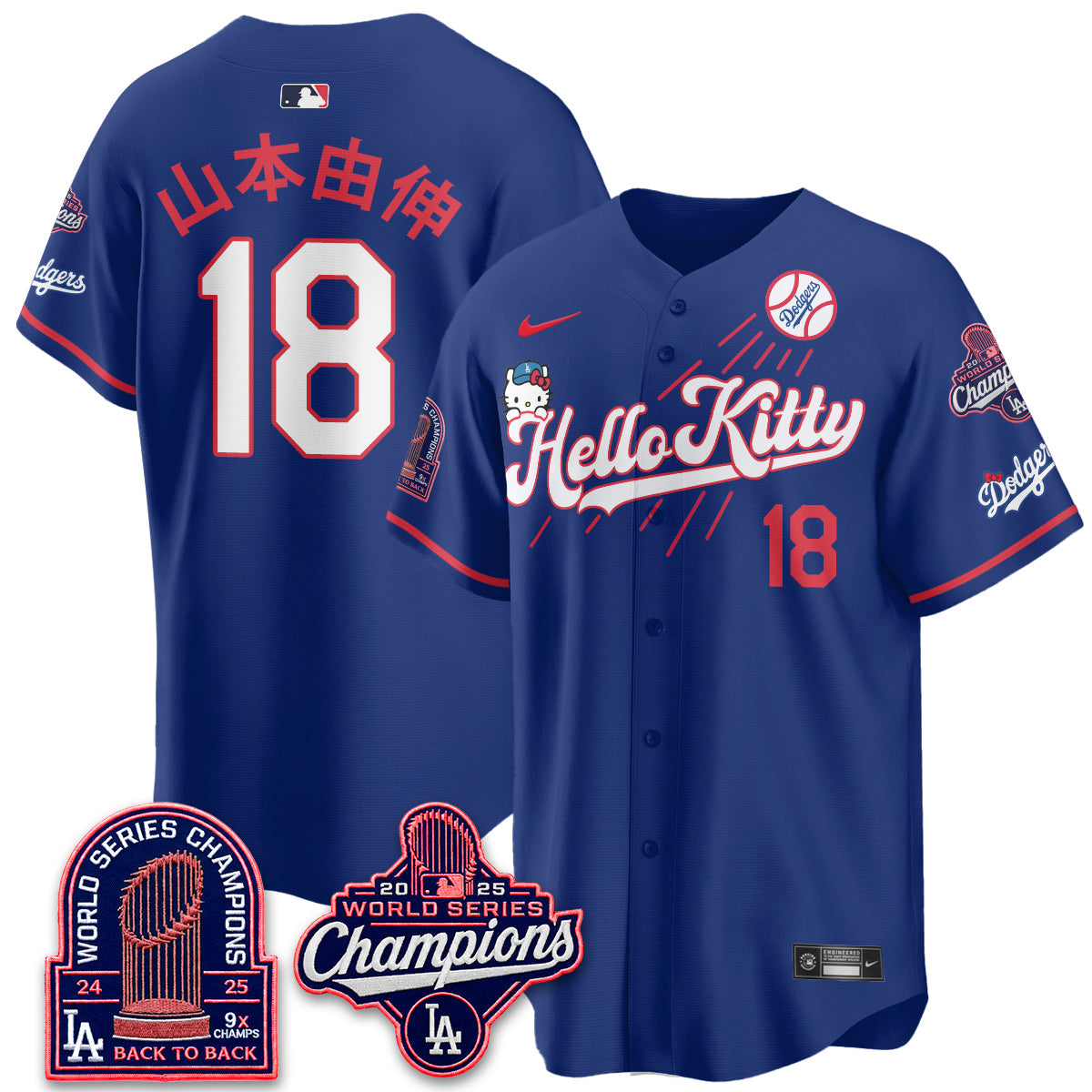 LAD x Hello Kitty Night 2026 Vapor Jersey - All Stitched - V3