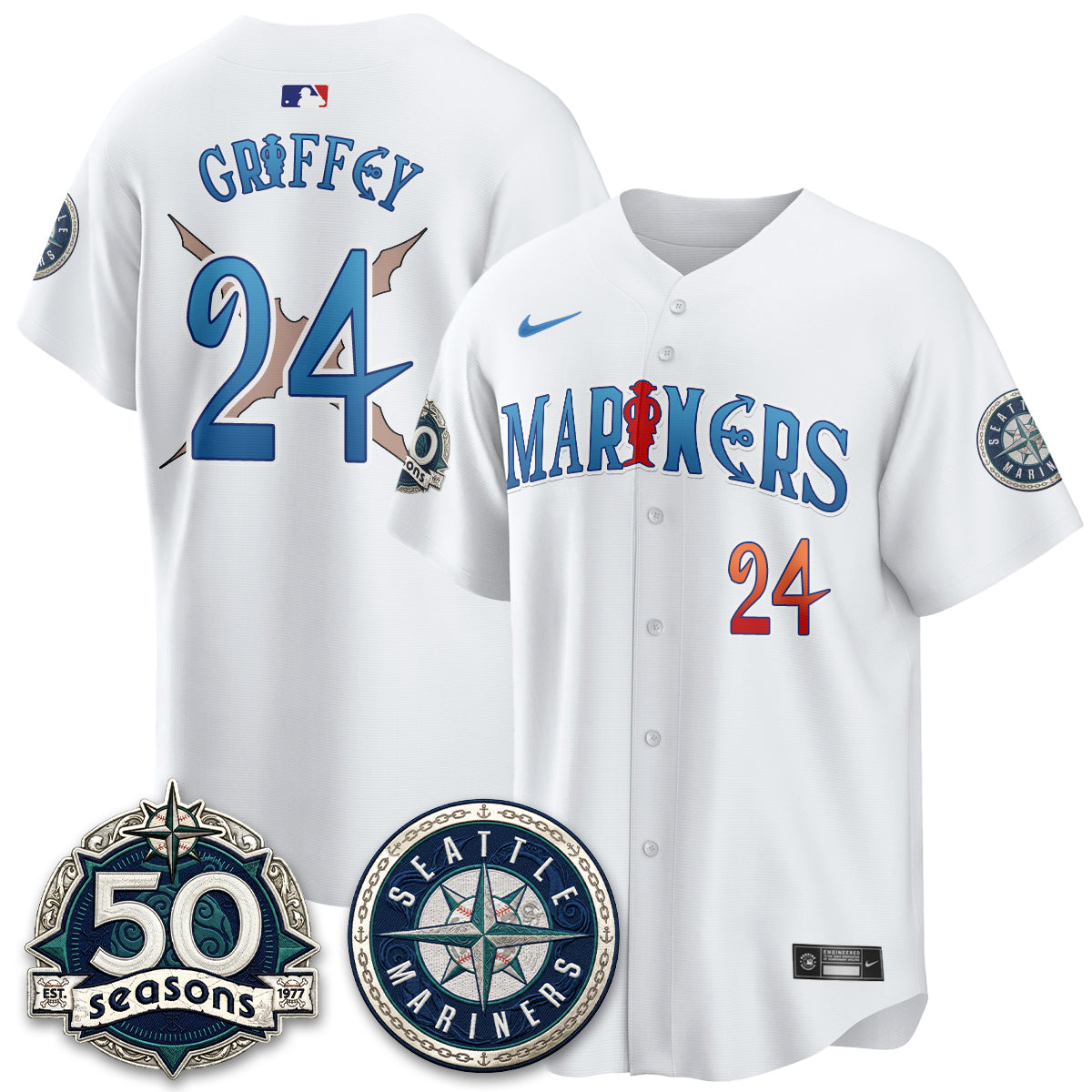 SEA x Japanese Cartoon Vapor Limited Jersey - Stitched