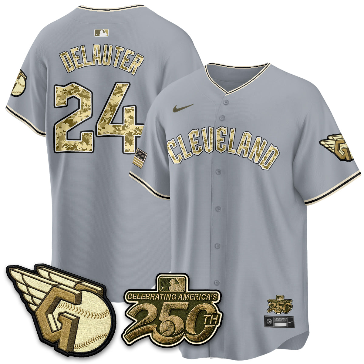 CLE Salute to Service 2026 Vapor Limited Jersey - Stitched