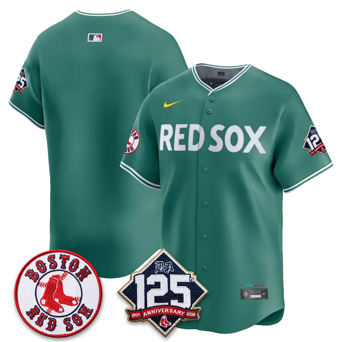 BOS 125th Anniversary Patch Vapor Jersey - Stitched