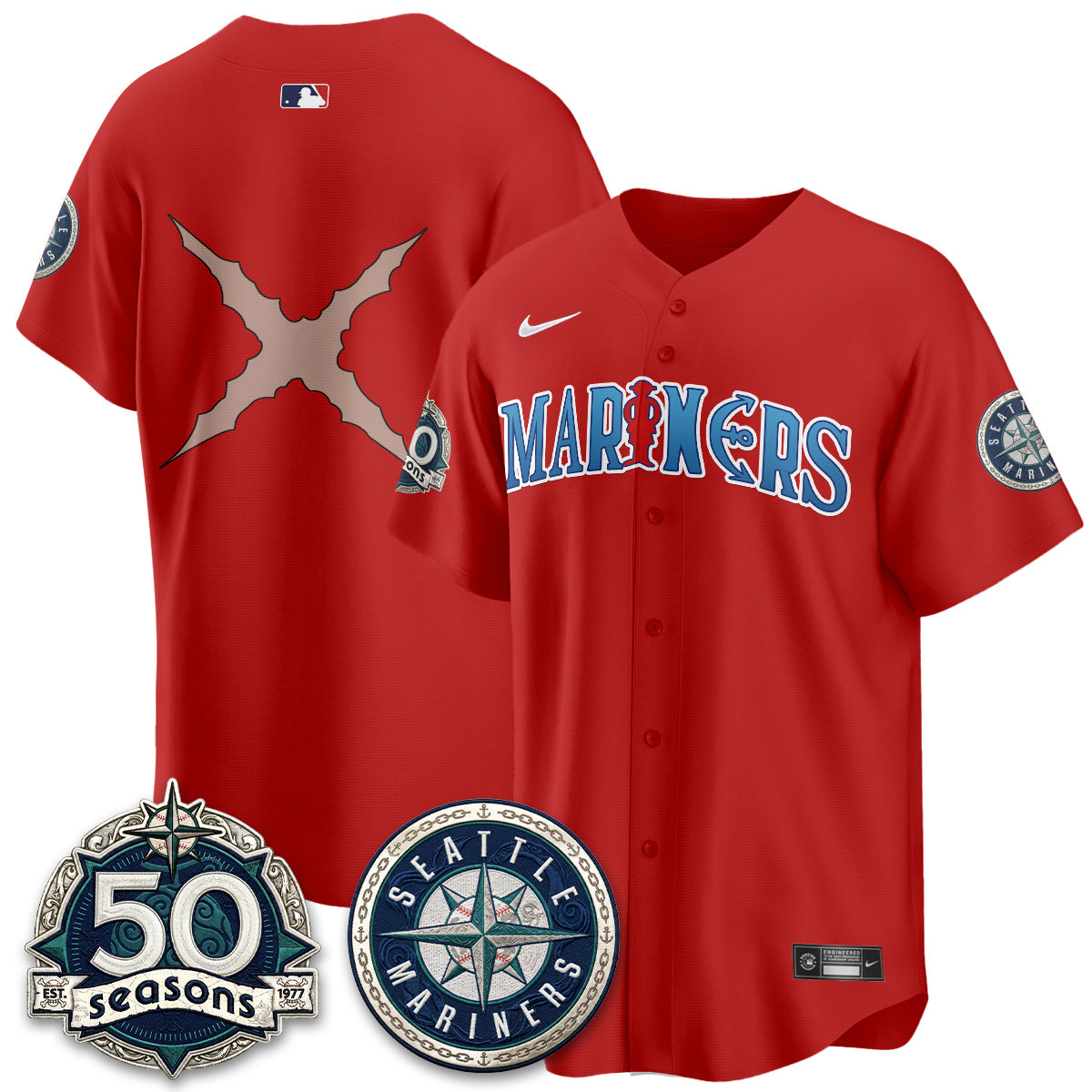 SEA x Japanese Cartoon Vapor Limited Jersey - Stitched