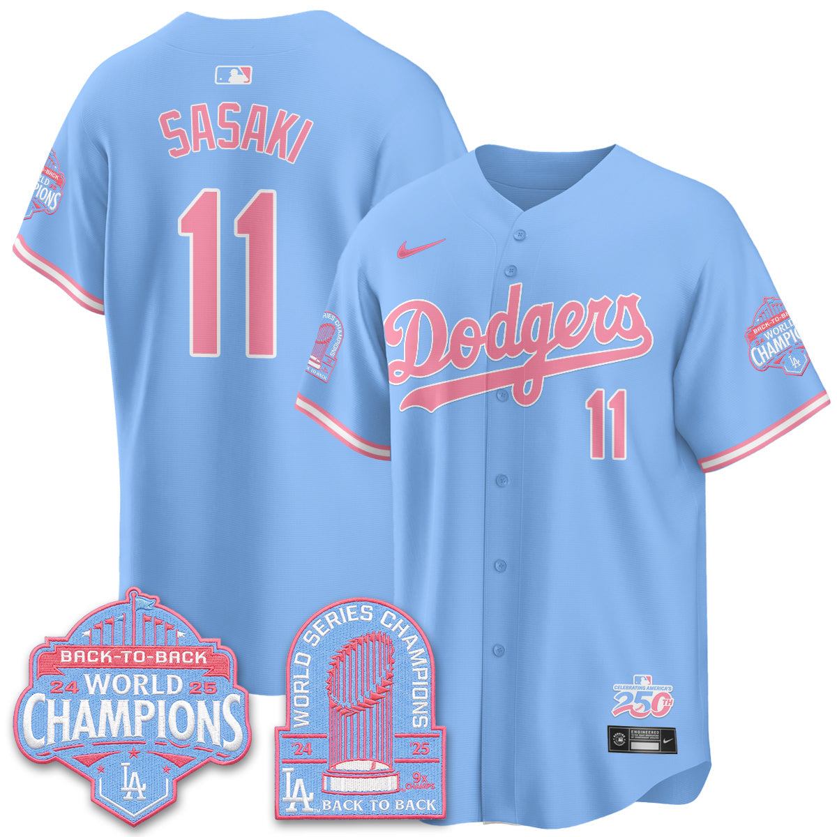 LAD x Bubblegum Vapor Jersey - Stitched