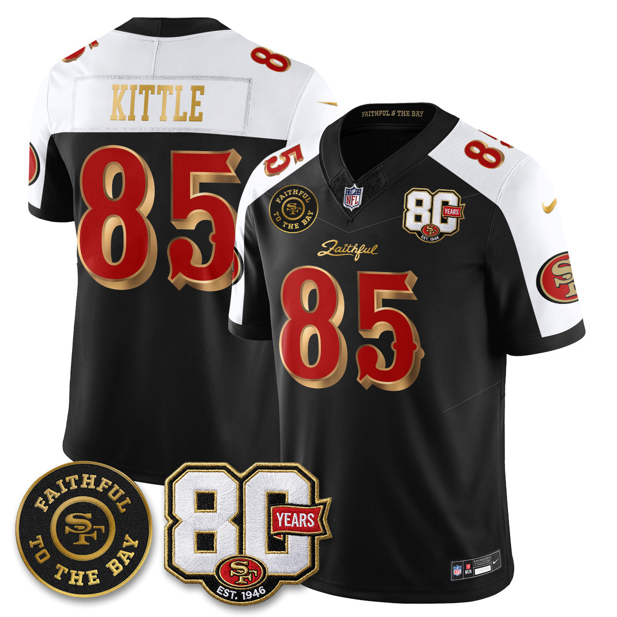 SF “Rivalries” Vapor Limited Jersey - Faithful To The Bay Patch - All Stitched