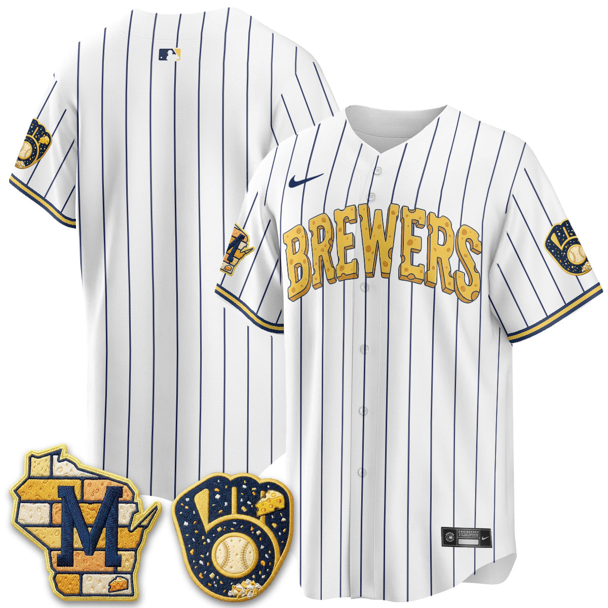 MIL Cheesehead Edition Vapor Limited Jersey - Stitched