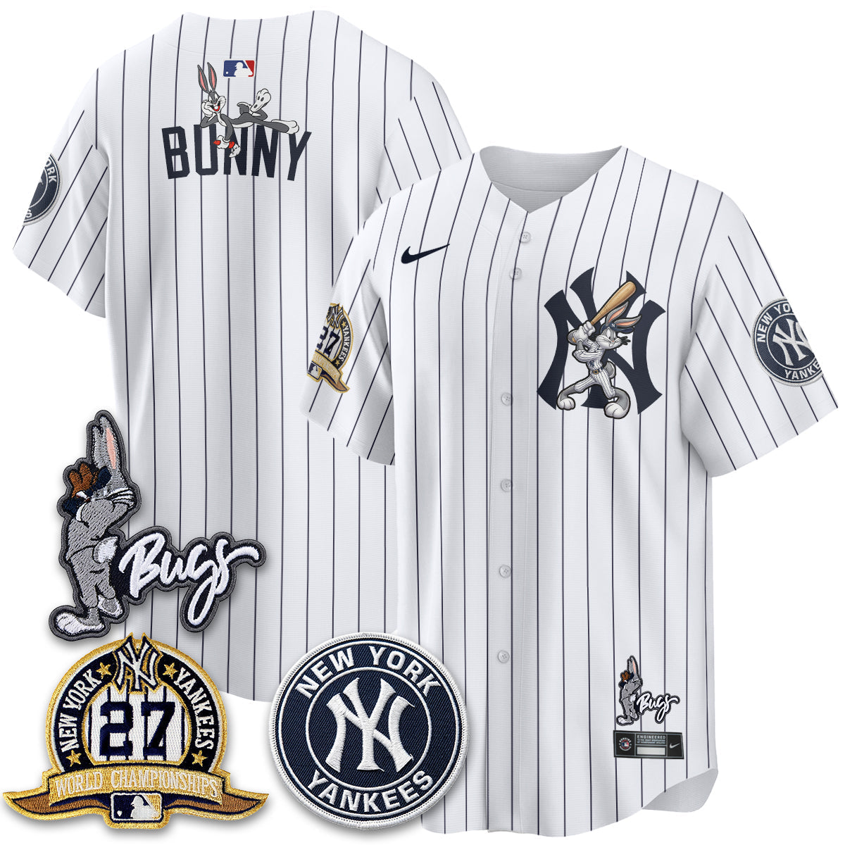 NYY Bunny Vapor Limited Jersey - Stitched