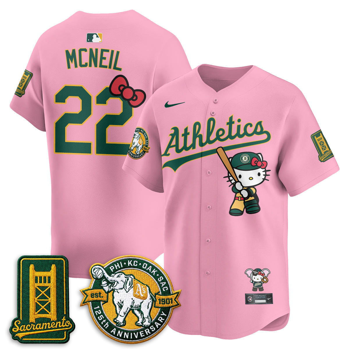 OAK x Meow KT 2026 Vapor Limited Jersey - Stitched