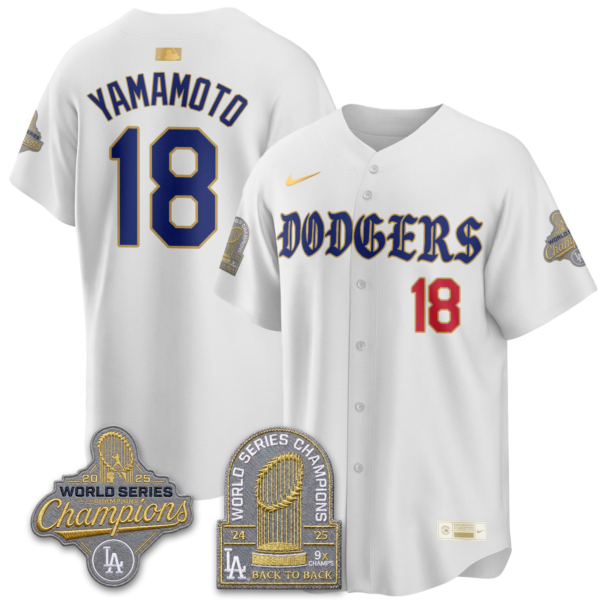 LAD Vapor Limited Jersey - Back to Back 9x Champs - All Stitched