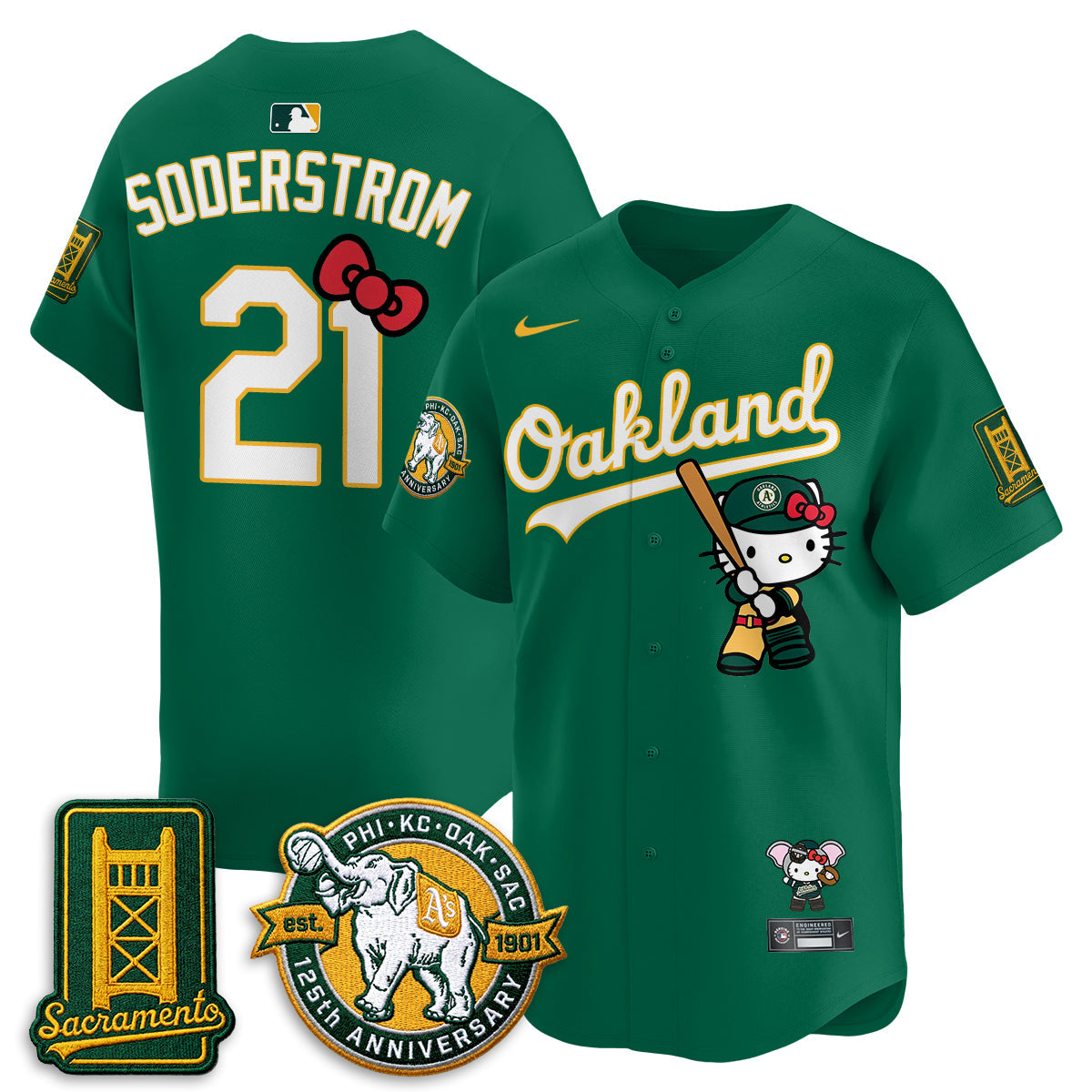 OAK x Meow KT 2026 Vapor Limited Jersey - Stitched
