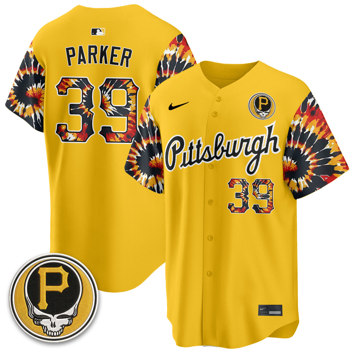 PIT x Grateful Dead Vapor Limited Jersey - Stitched