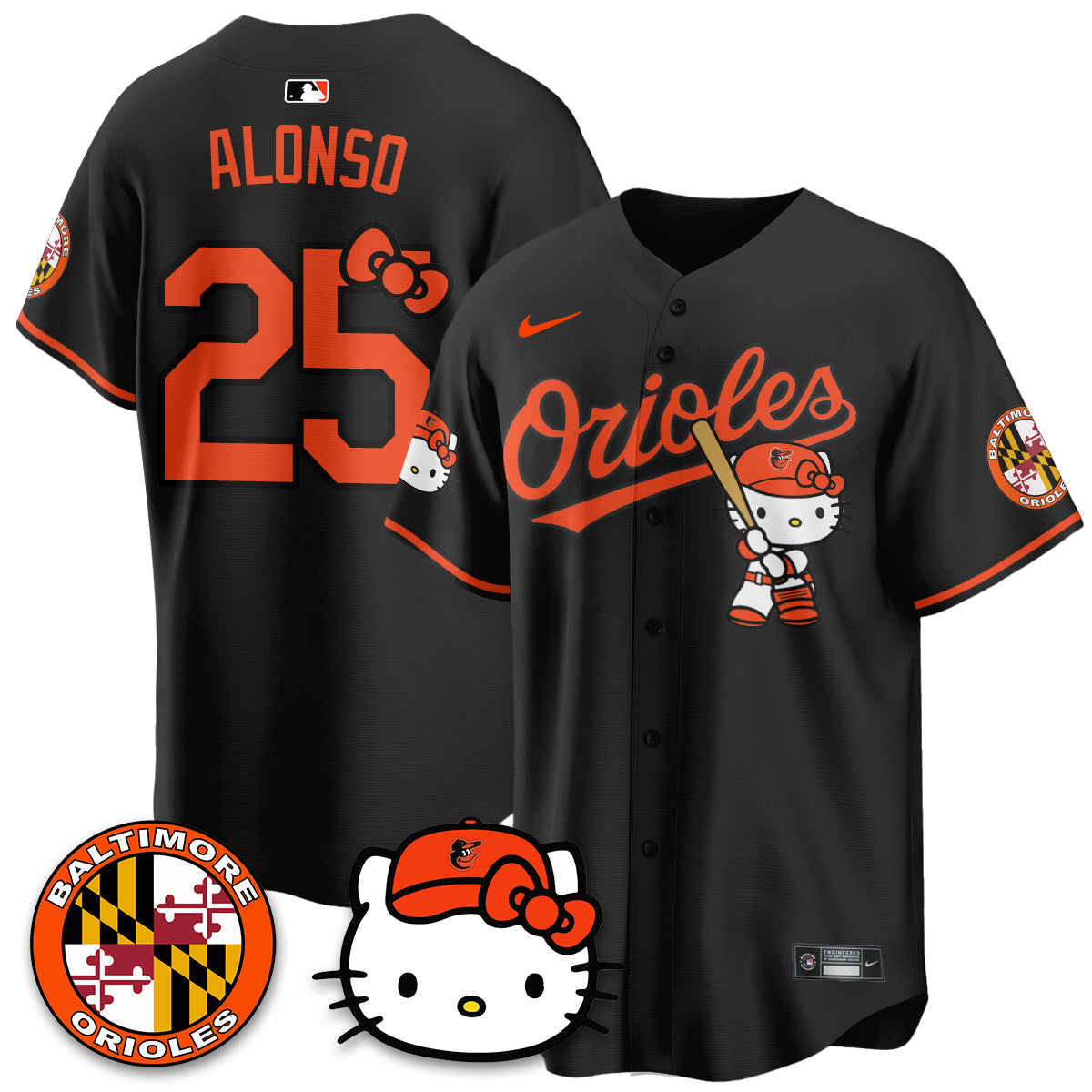 BAL x Meow Kitty Limited City Connect Jersey - Stitched