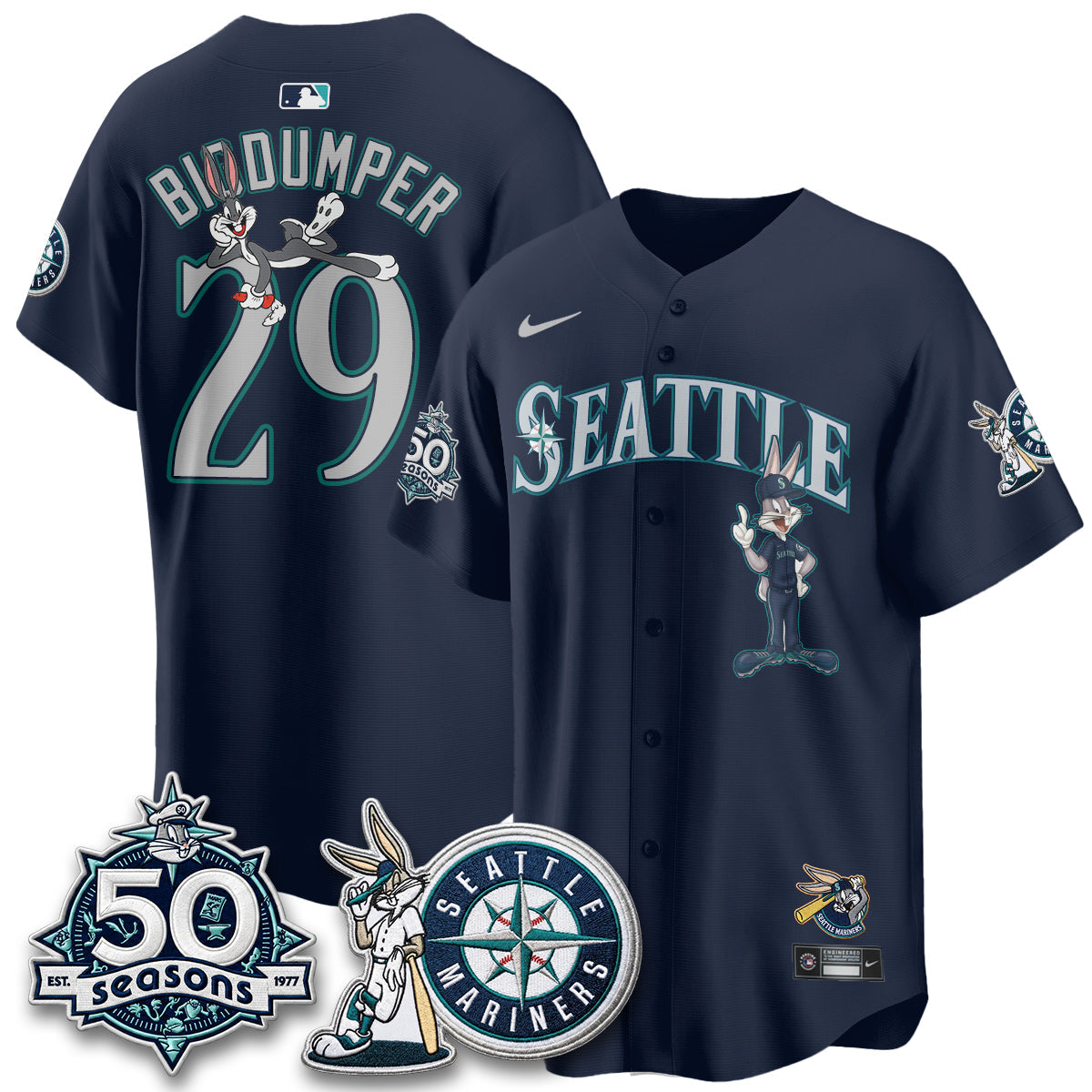 SEA x Bunny Vapor Premier Limited Jersey - Stitched