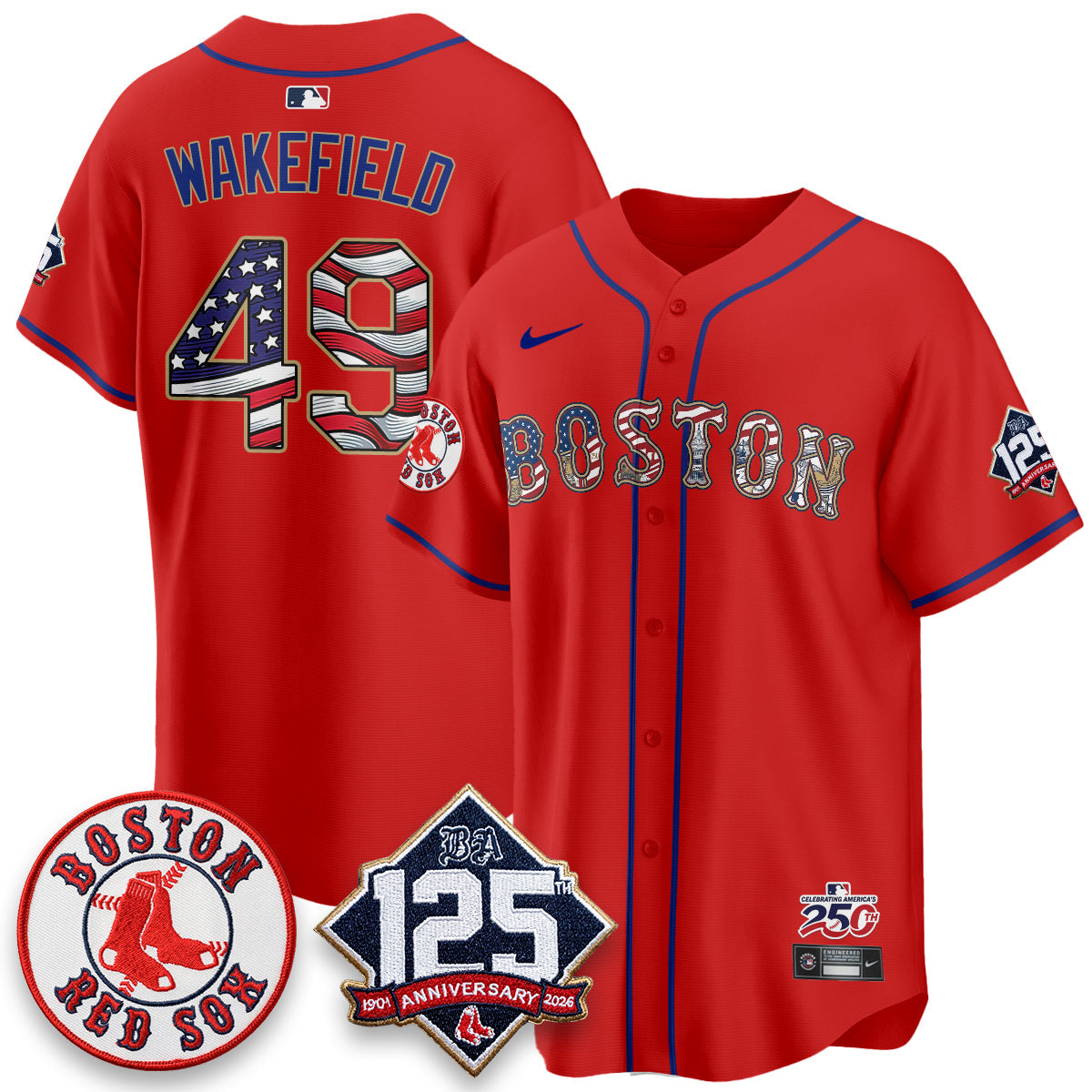 BOS 2026 Independence Day USA Vapor Limited Jersey - Stitched