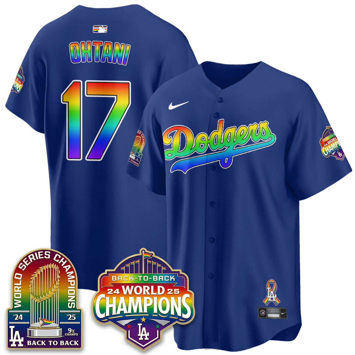 LAD Happy Pride Month Vapor Jersey - Stitched