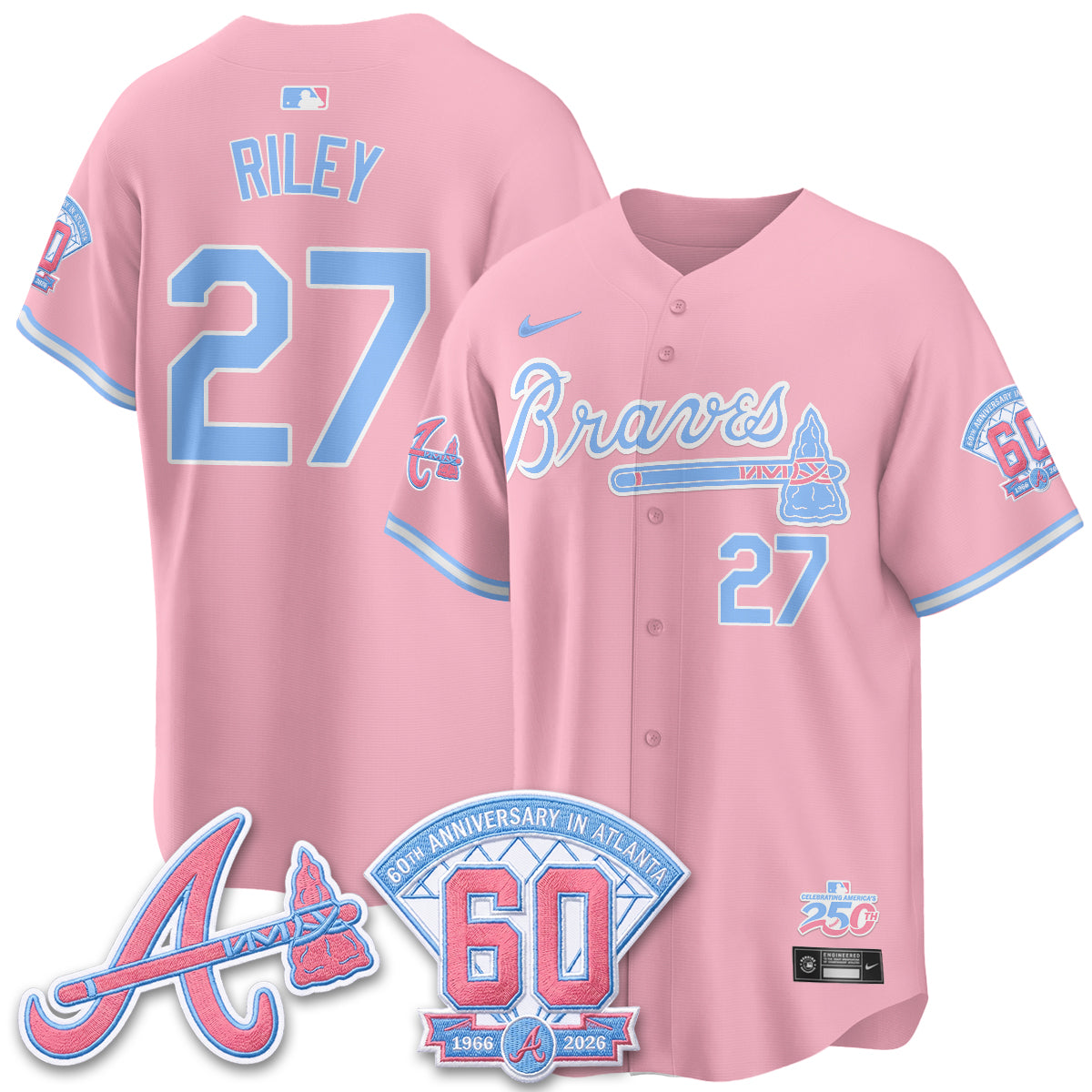 ATL x Bubblegum Vapor Jersey - Stitched