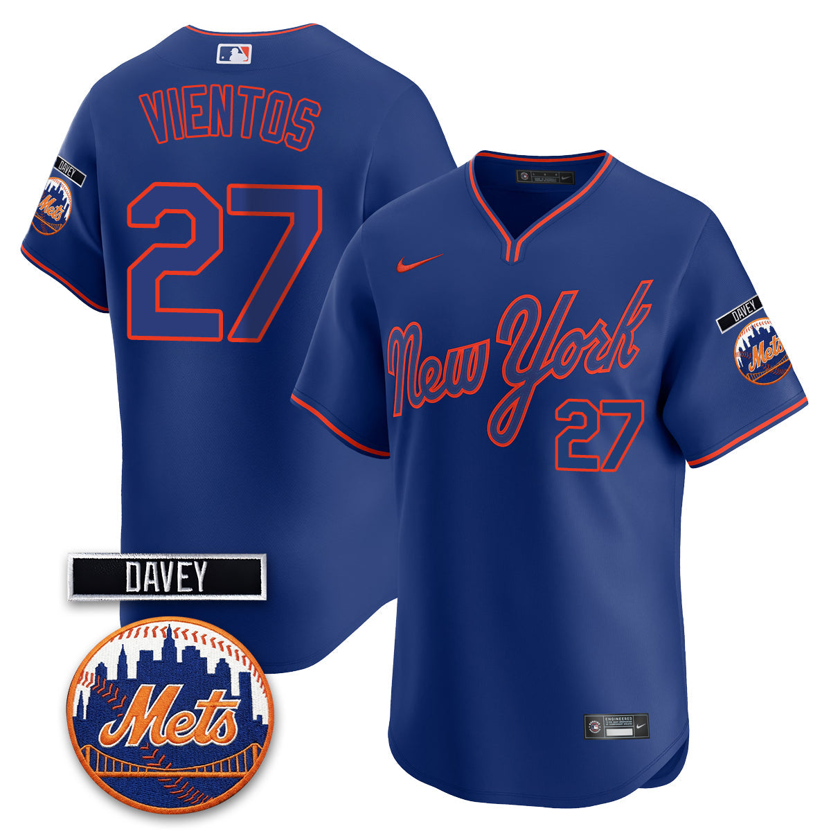 NYM 2026 Davey Johnson Memorial Vapor Limited Jersey - All Stitched
