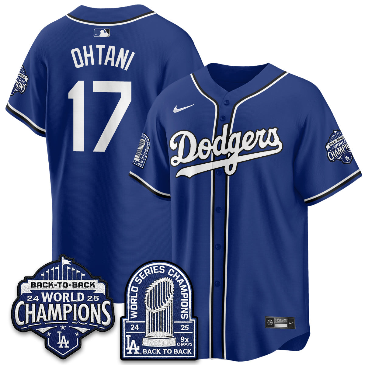 LAD 2026 Black Out Style Vapor Limited Jersey - B2B Champs - All Stitched