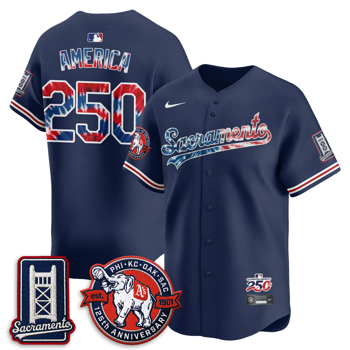 OAK Americana 2026 Vapor Limited Jersey - Stitched