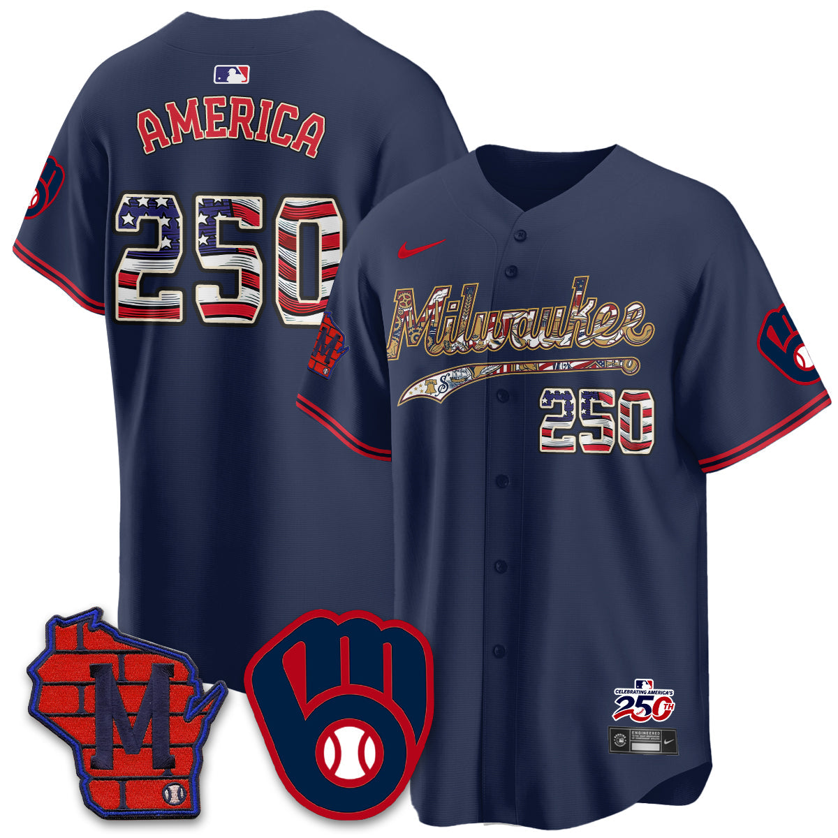 MIL 2026 Independence Day USA Vapor Limited Jersey - Stitched