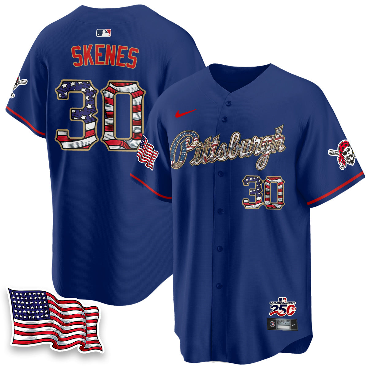 PIT 2026 Independence Day USA Vapor Limited Jersey - Stitched