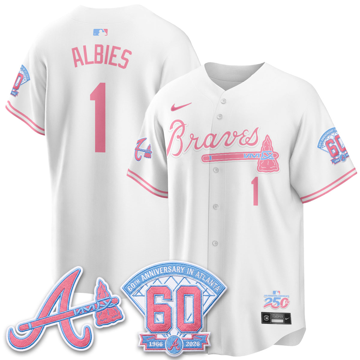ATL x Bubblegum Vapor Jersey - Stitched