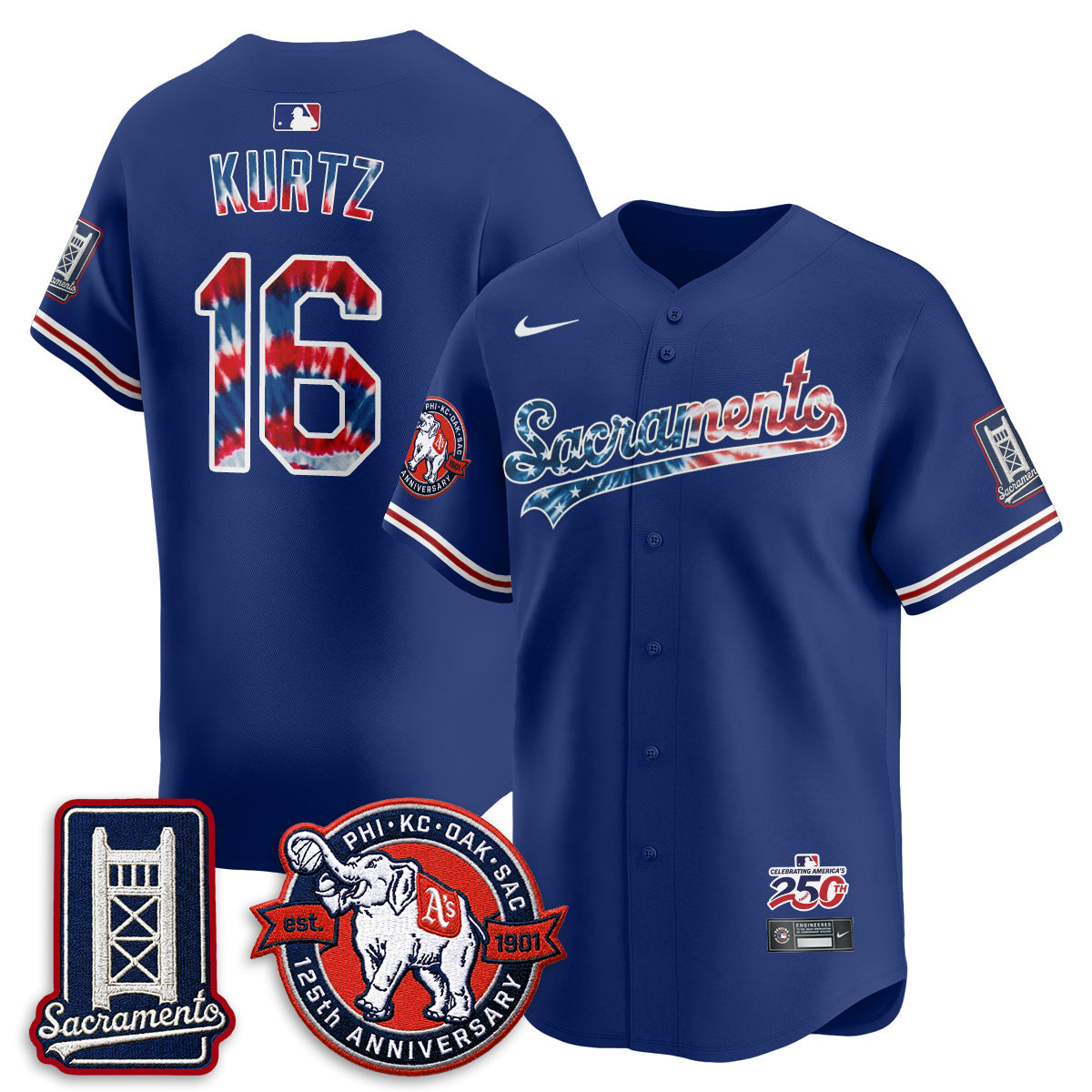 OAK Americana 2026 Vapor Limited Jersey - Stitched